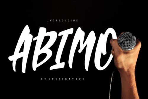 Abimo Handwritten Font 1