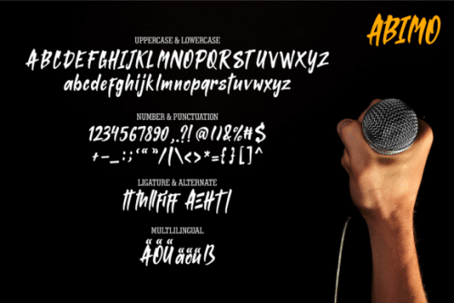 Abimo Handwritten Font 5