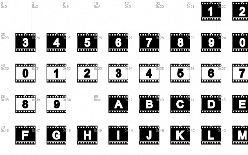 Ac Filmstrip Font 1