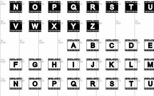 Ac Filmstrip Font 2