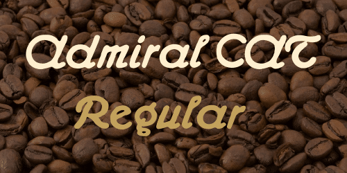 Admiral CAT Font 1
