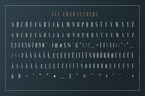 Aguero Serif Font 6