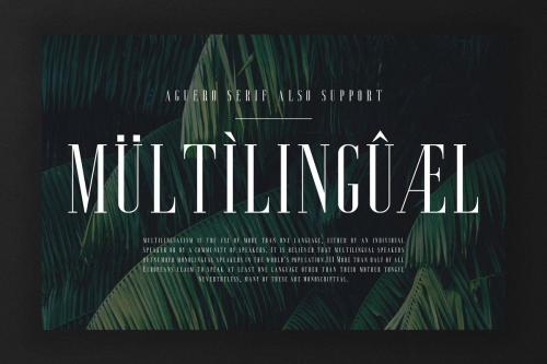 Aguero Serif Font 7