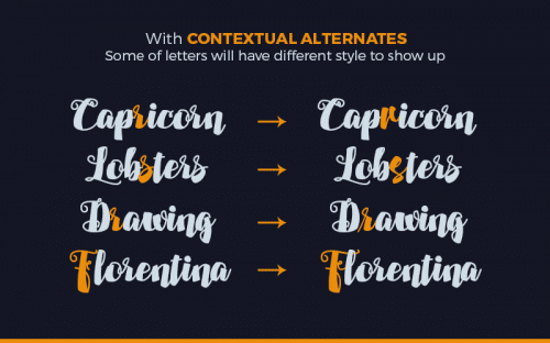 Alamark Script Font 1