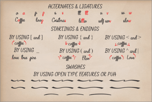 Alaska Coffee Font 1