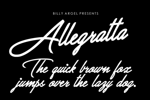 Allegratta Font 1
