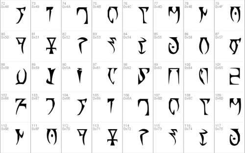 Allisdaedric Font 2