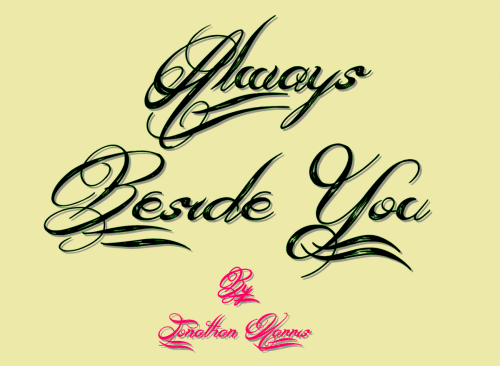Always Beside You Font 1