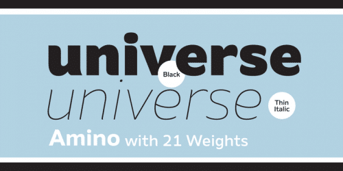 Amino Font Family