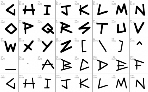 Angular Anarchy Font 2