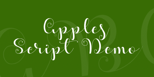 Apples Script Font