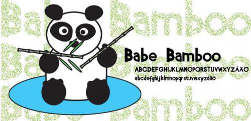 BABE BAMBOO FONT 1