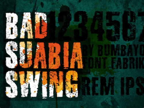 Bad Suabia Swing Font