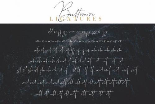 Baltimore Regular Font 17