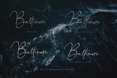 Baltimore Regular Font 3
