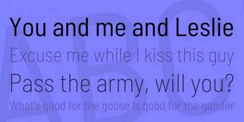 Barlow Semi Condensed Font 1