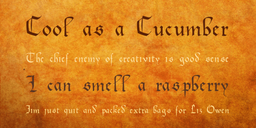 Bastarda Font 2
