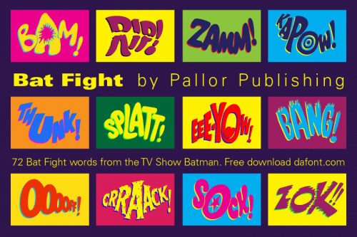 Bat Fight Font