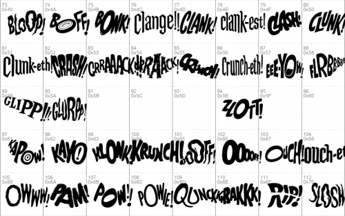 Bat Fight Font 2