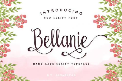 Bellanie Script Font 1