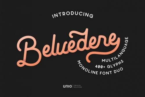 Belvedere Font