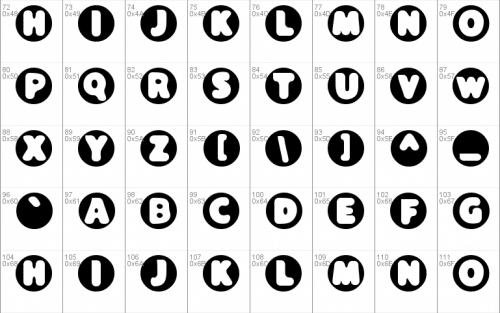 Black Hole Font 2