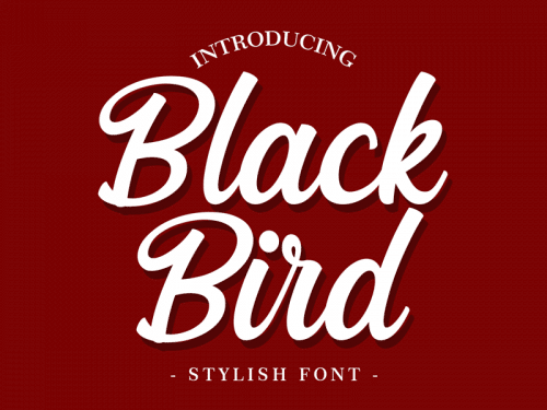 Blackbird Font