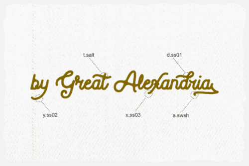 Blackcode Script Font 10