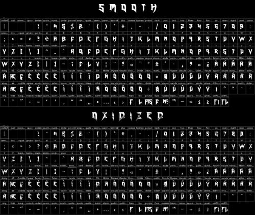 Blade Reloaded Font 3