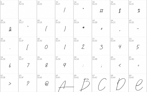 Blenheim Signature Font 1