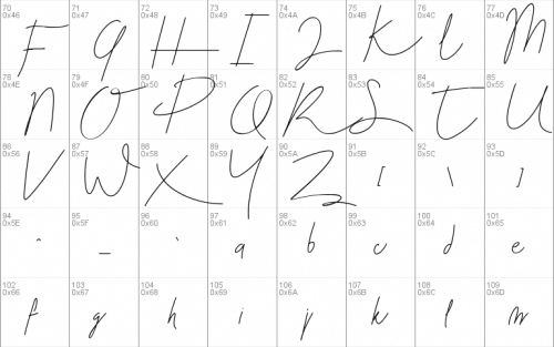 Blenheim Signature Font 2