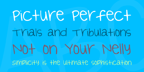 Blessings Through Raindrops Font 1