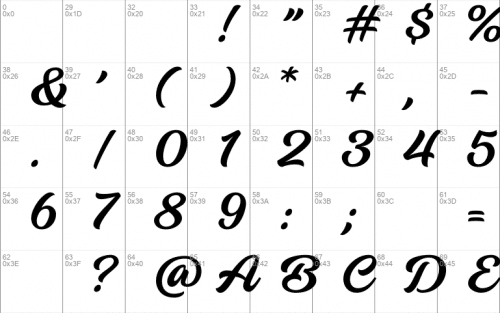 Breakout Font 1