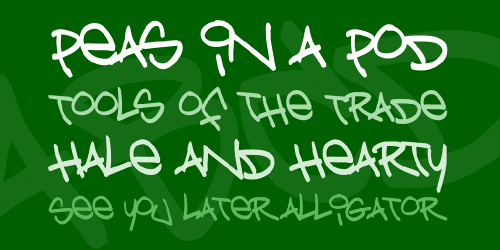 Bring Tha Noize Font 1