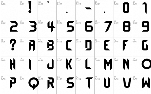 Btx-Excelcius Font 1