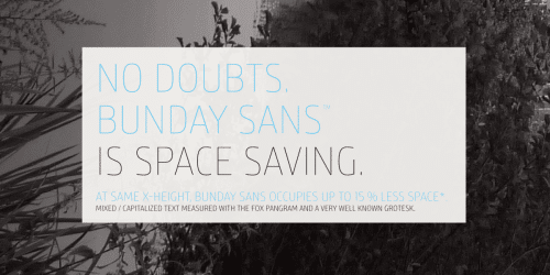Bunday Sans Font 14