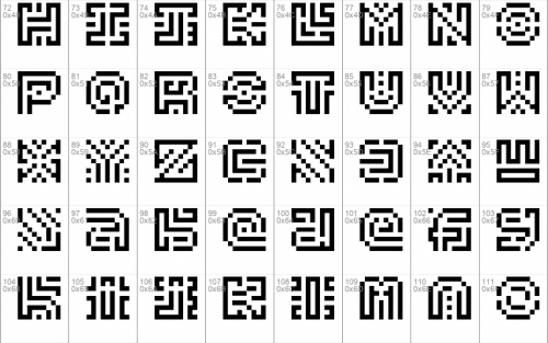 Byzantine Exasperation Font 2