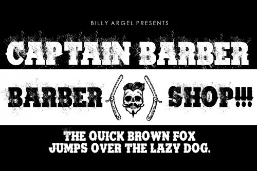 CAPTAIN BARBER Font 1