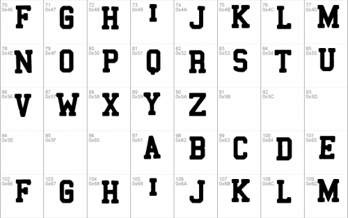 California Distorted Font 2