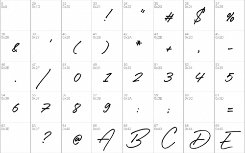 Caliway Font 1