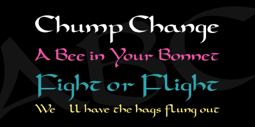 Carolingia (Bigfoot) Font 1
