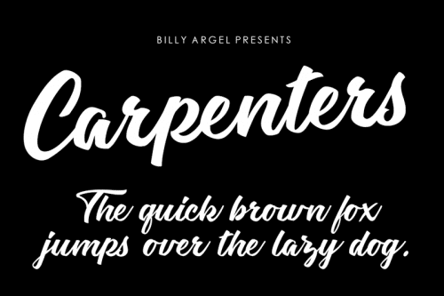 Carpenters Font