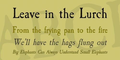 Caslon Antique Font 1