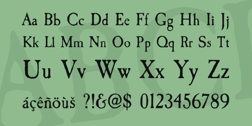 Caslon Antique Font 3