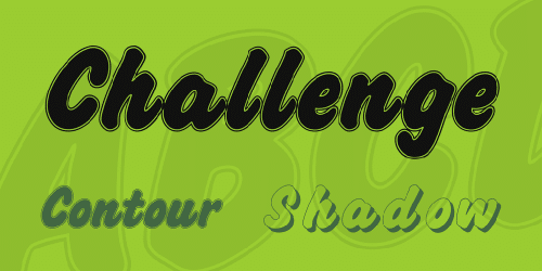 Challenge Font