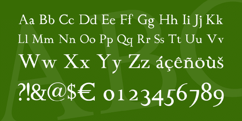 Chanticleer Roman Nf Font 3