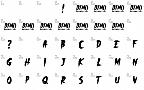 Chaos! Font 1