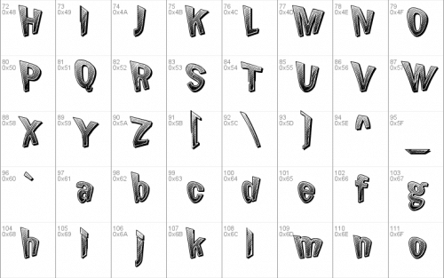 Chicken Butt Font 2