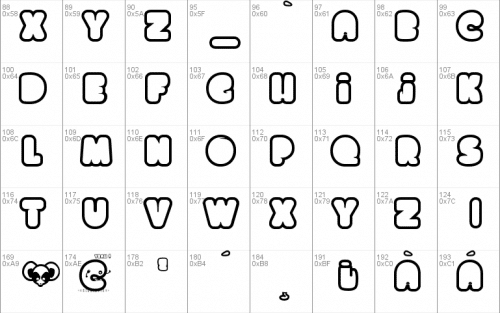 Chocolate Cake Font 3