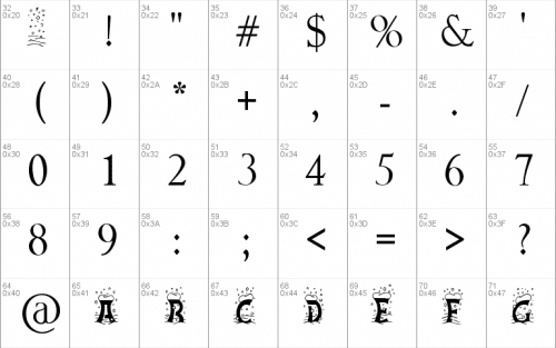 Christmas Snow Font 2